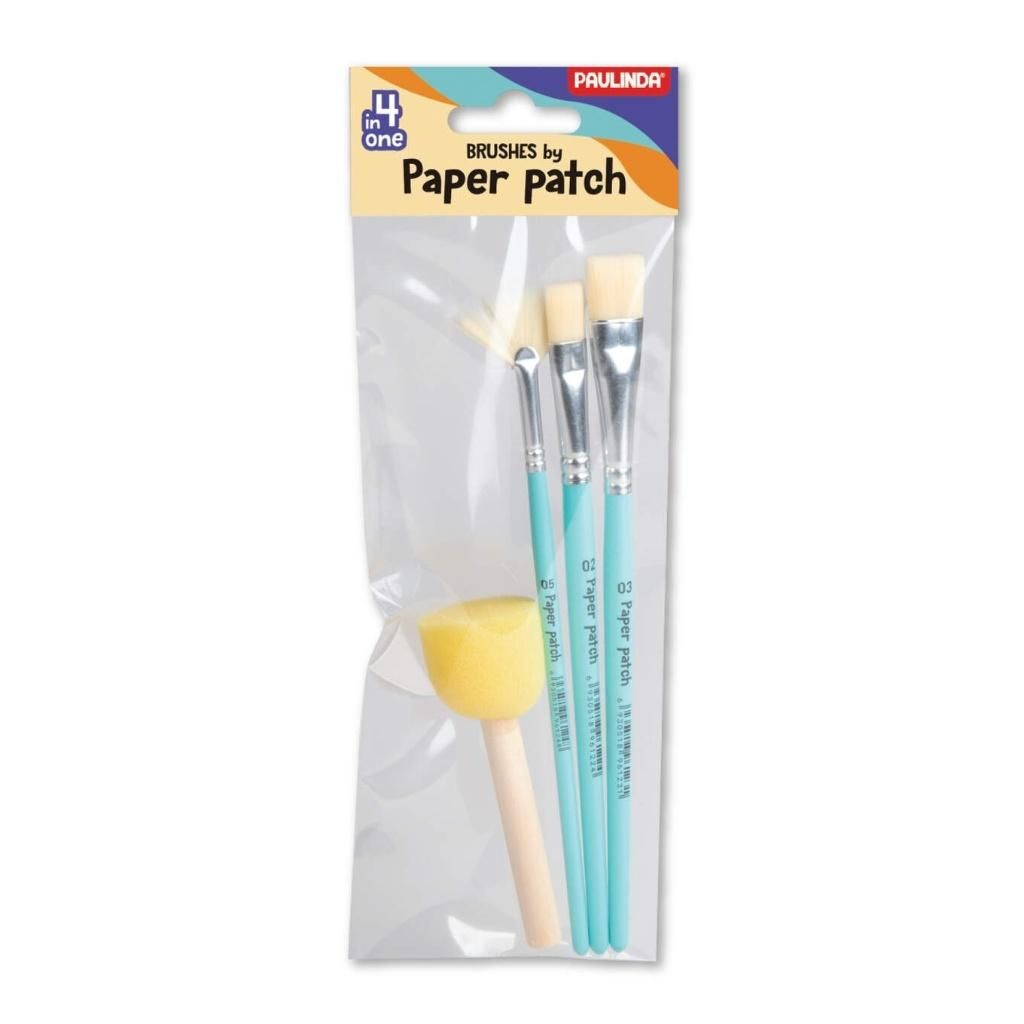 Zestaw decoupage Paper Patch - Pędzelki i gąbka Strigo - zabawka