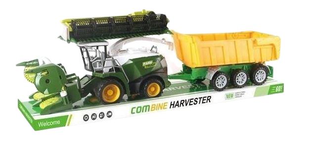 Kombajn z żółtą przyczepą Toys Paweł Wojda - model lub pojazd