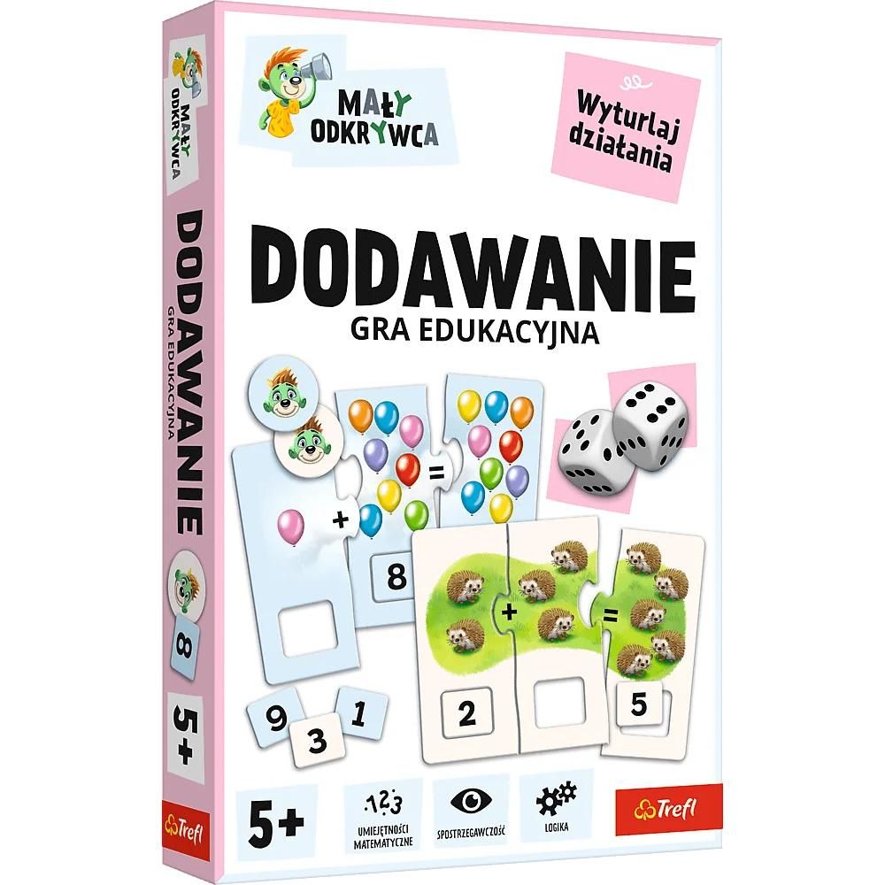 Mały odkrywca - Dodawanie Trefl - gra planszowa