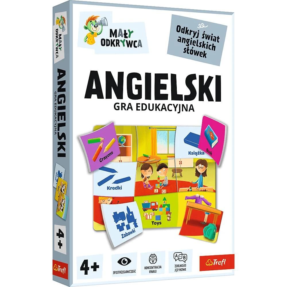 Mały odkrywca - Angielski Trefl - gra planszowa