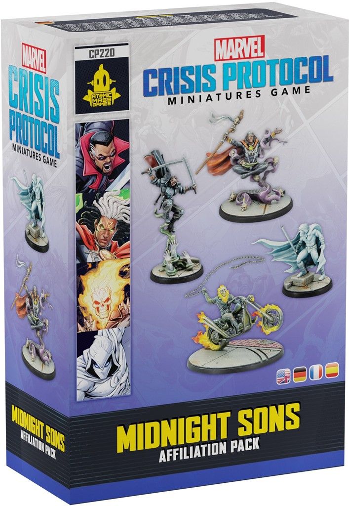 Marvel: Crisis Protocol - Midnight Sons - Affiliation Pack Atomic Mass Games - gra