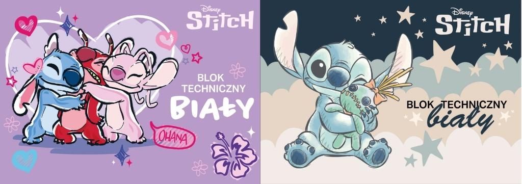 Blok techniczny biały A410k Stitch mix