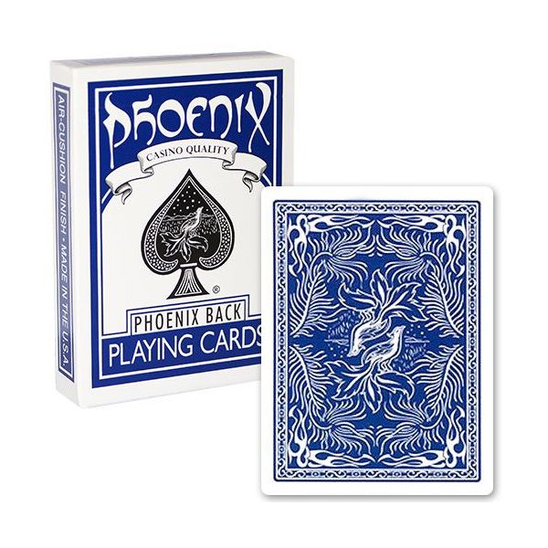 Phoenix Casino Quality Playing Cards, karty do gry, niebieskie - gra