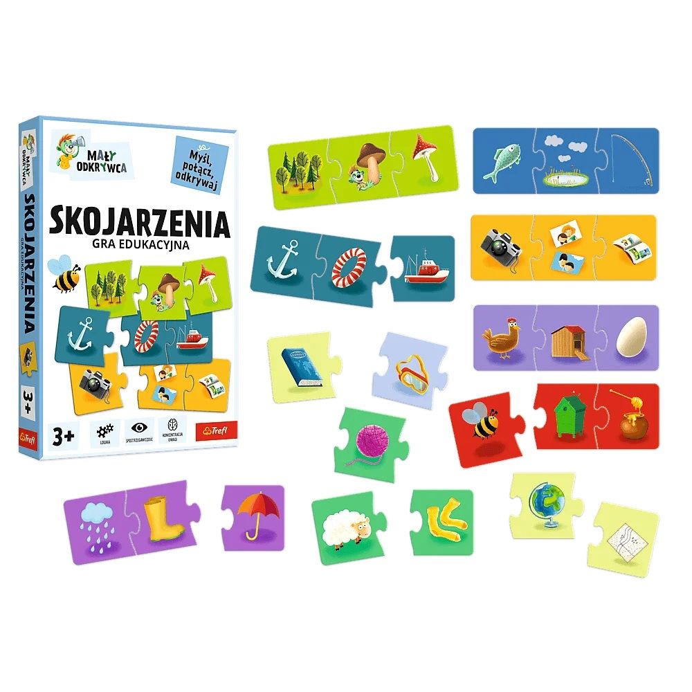 Mały odkrywca - Skojarzenia Trefl - gra planszowa