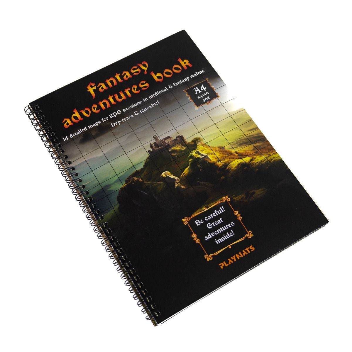 Księga RPG: Fantasy Adventures Book A4 (siatka kwadratowa) playmaty.pl - gra