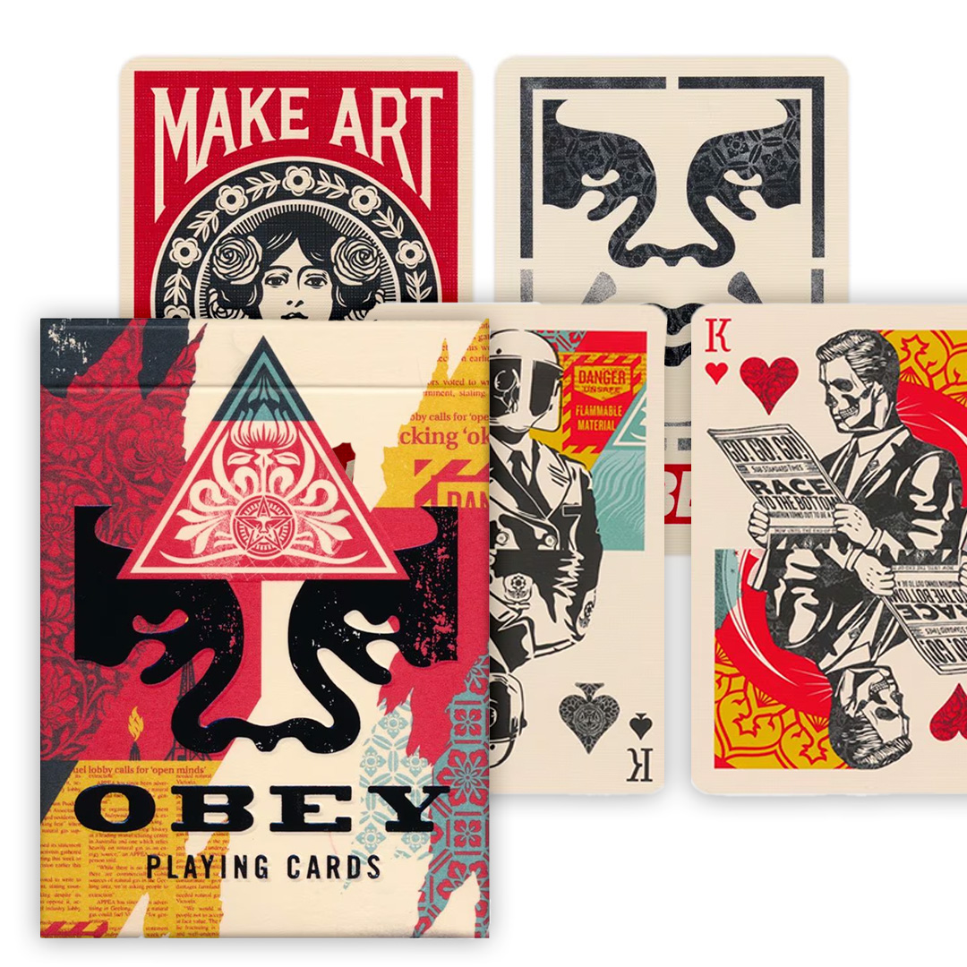 Obey Playing Cards Collage edition, karty - karty