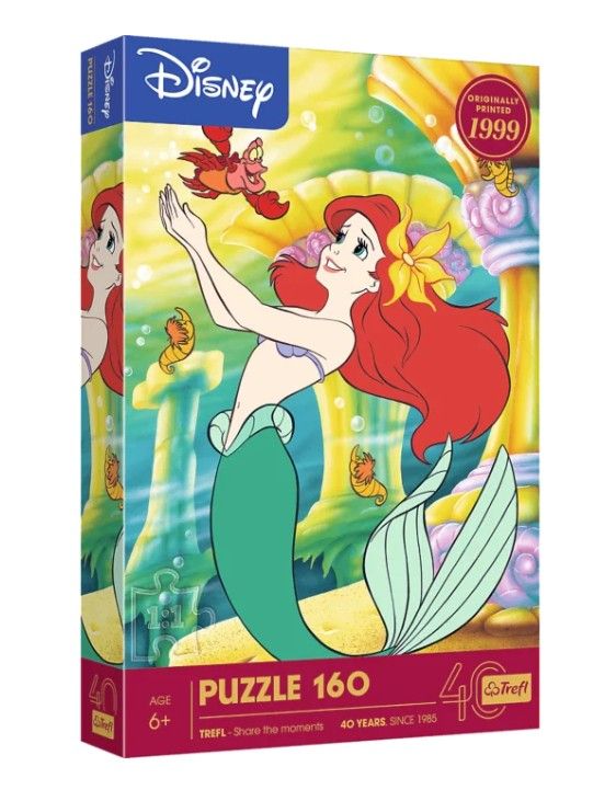 Puzzle 160 Mała Syrenka Disney Princess Trefl - puzzle