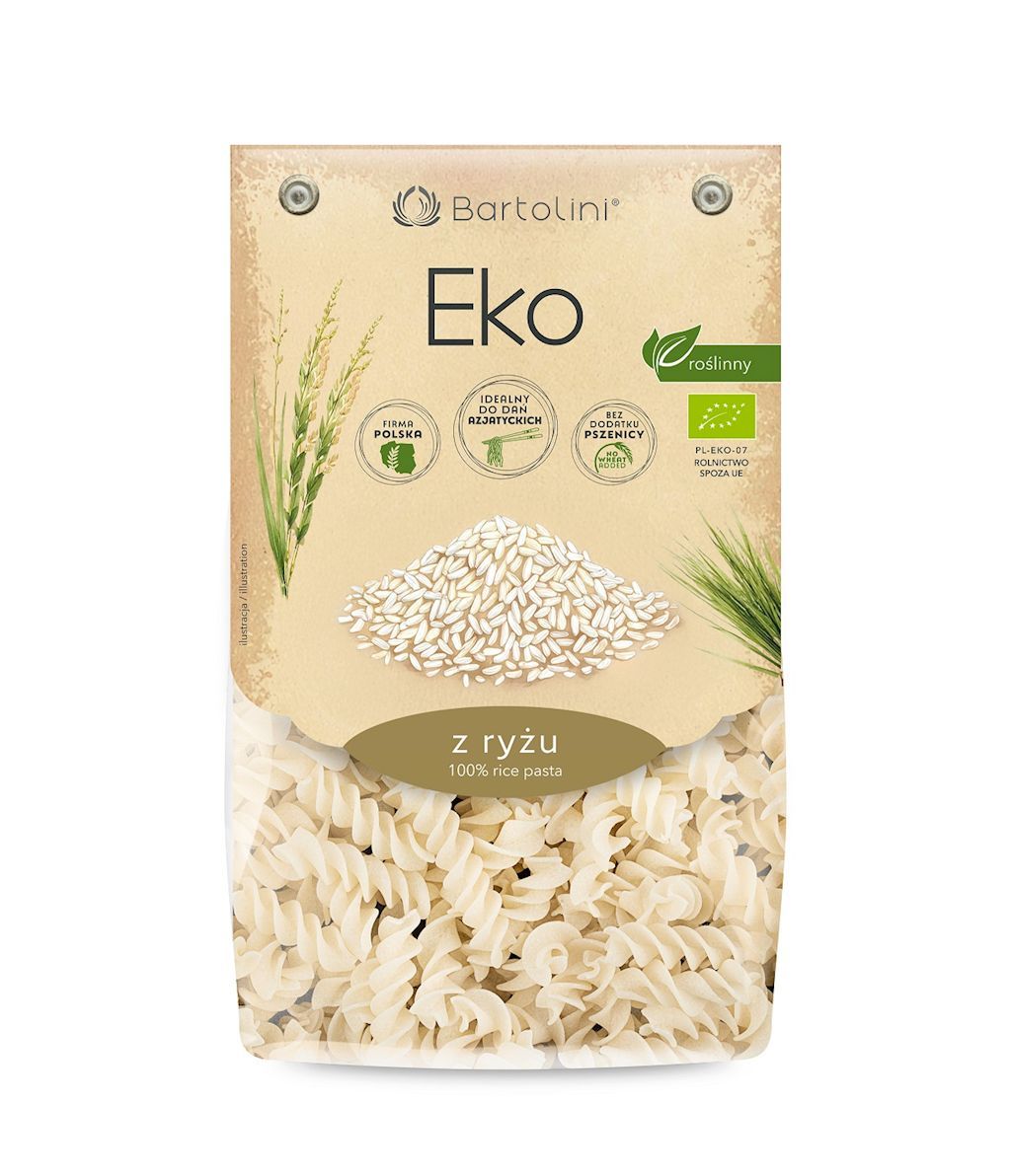Bartolini Makaron (ryżowy) świderki 250 g Bio