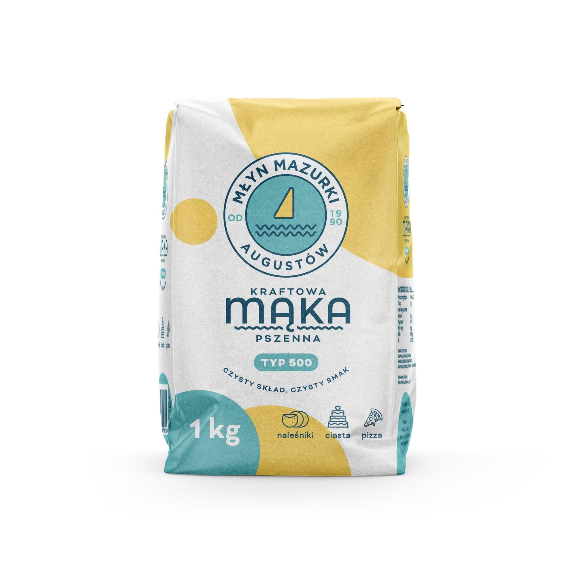Młyn Mazurki Kraftowa mąka pszenna typ 500 1 kg