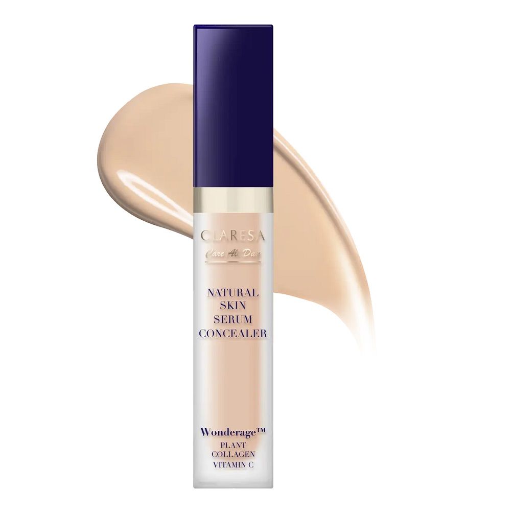 Claresa Natural Skin Serum Concealer korektor-serum z naturalnym wykończeniem 1w Light Warm 7 ml