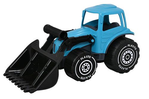 Traktor z ładowaczem 32 cm, kolor turkusowy Plasto - model lub pojazd