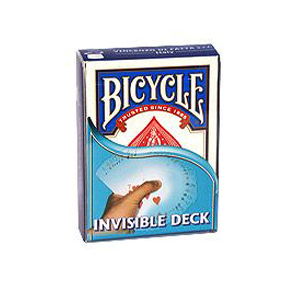 Bicycle Invisible Deck, karty do gry, niebieskie - gra