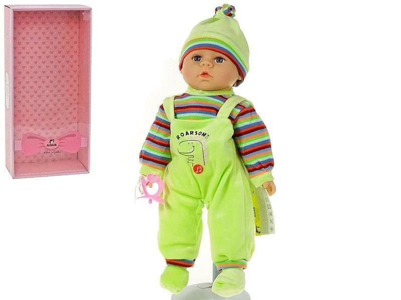 Lalka bobas ze smoczkiem mówi po polsku 35cm Adar