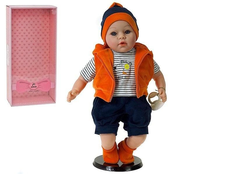 Lalka bobas śpiewa i mówi po polsku 45cm Adar