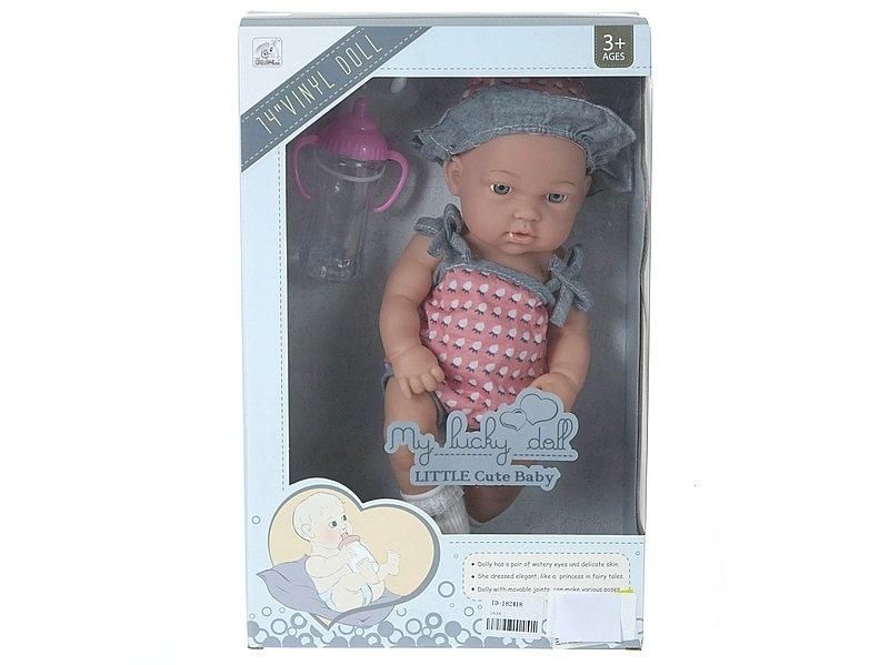 Lalka bobas z butelką 36cm Adar