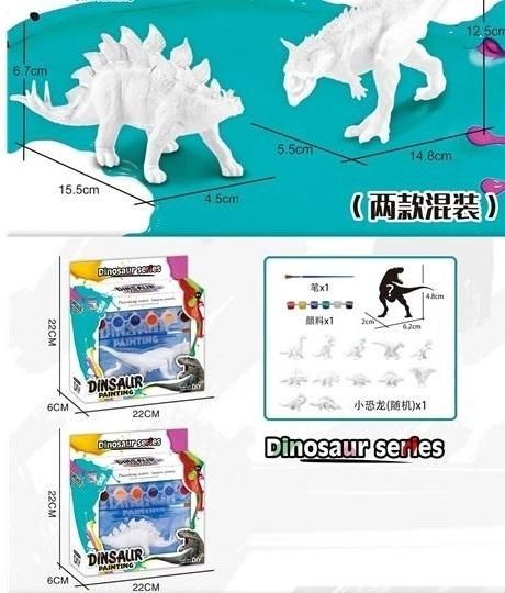 Dinozaur do malowania Mix - figurka