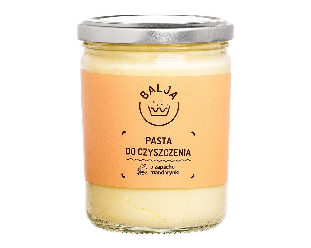 Balja Ekologiczna Pasta do czyszczenia o zapachu mandarynki 450 g