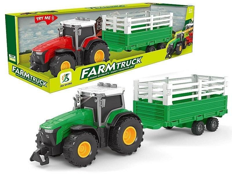 Traktor z przyczepą światło dźwięk Mix Adar - model lub pojazd