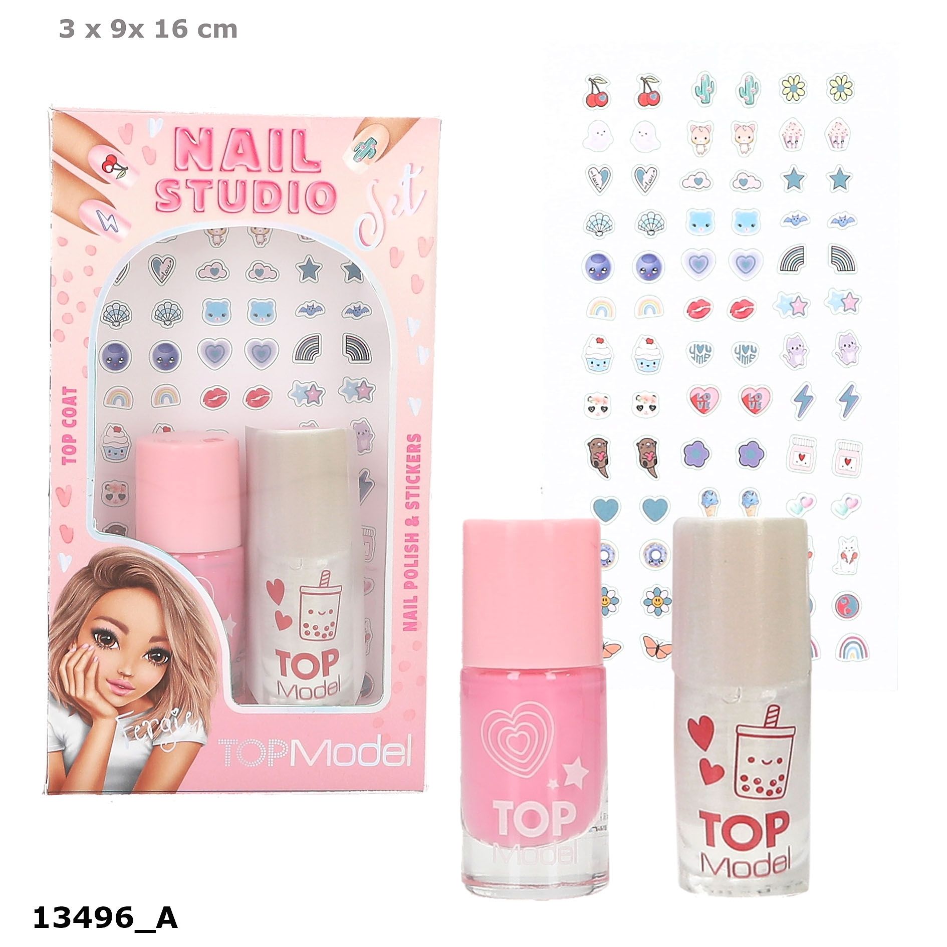 Zestaw do ozdabiania paznokci Top Model BEAUTY&ME 13496a - zabawka