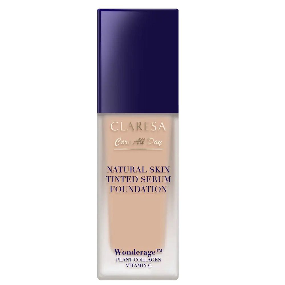 Claresa Natural Skin Tinted Serum Foundation podkład-serum z naturalnym wykończeniem 1n Light Neutral 32 ml - Podkład lub puder
