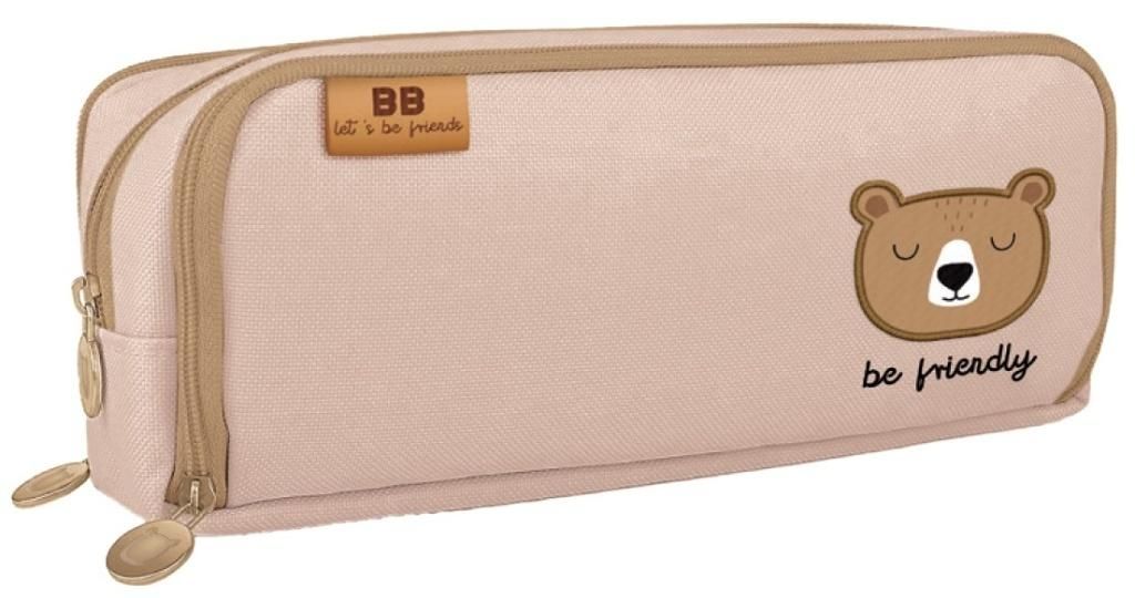 Interdruk Piórnik 3-komorowy Bebe Friends Miś