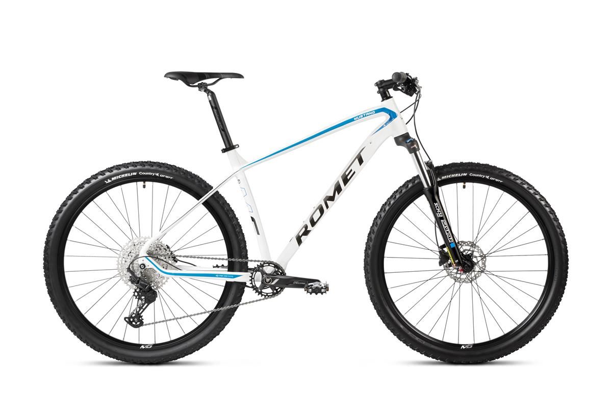 Romet Rower górski Mustang M6 2024 biało-niebieski 20 L