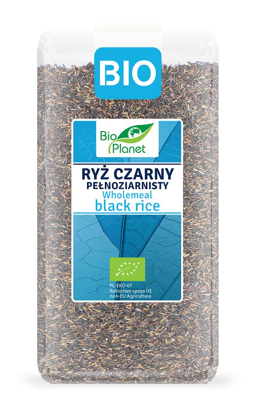 Bio Planet Ryż czarny pełnoziarnisty 500 g