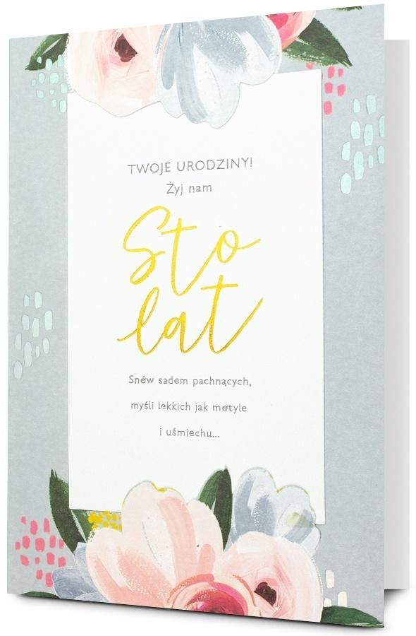 Karnet Urodziny - artykuł papierniczy