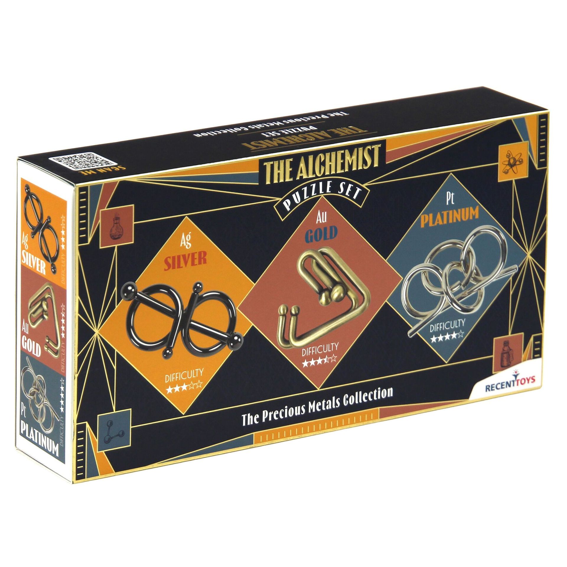 The Alchemist Puzzle - zestaw 3 łamigłówek Recent Toys - puzzle