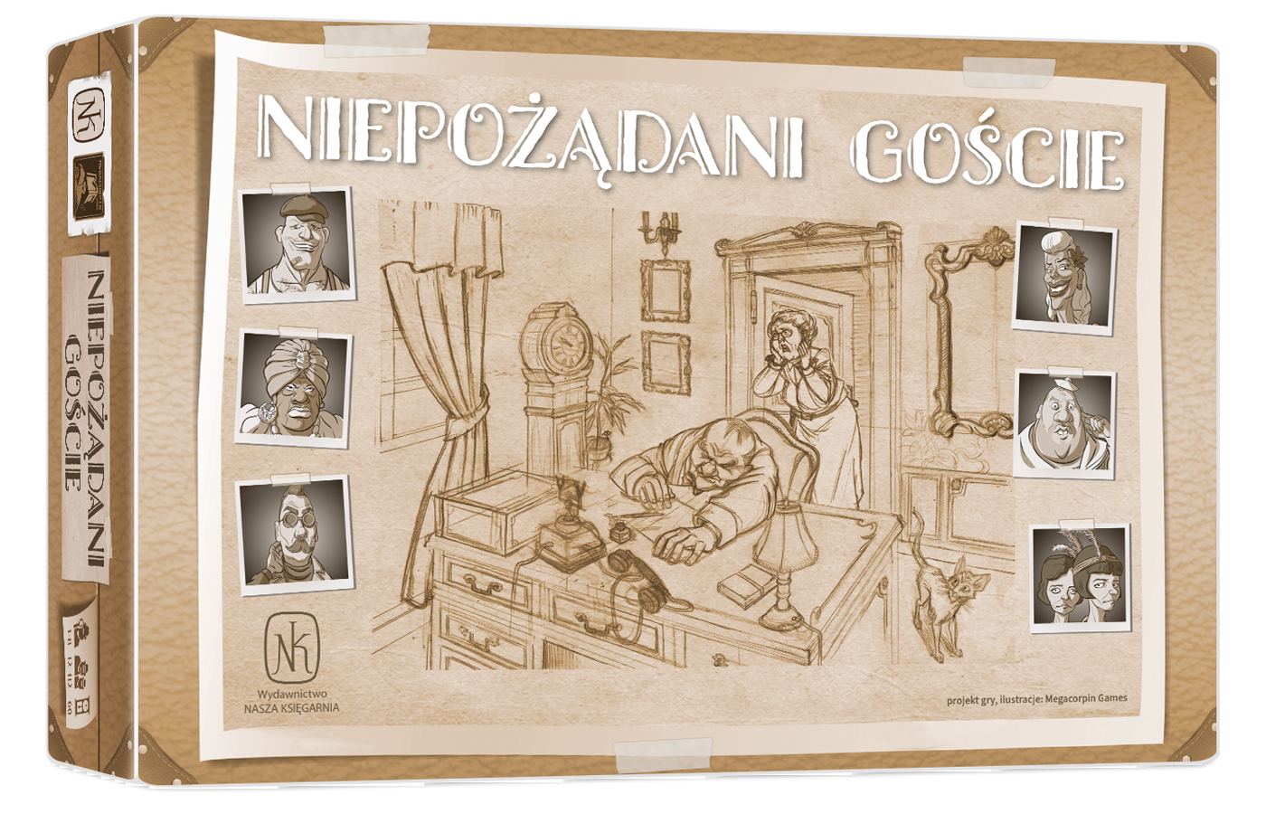 Niepożądani goście - Megacorpin Games - gra planszowa