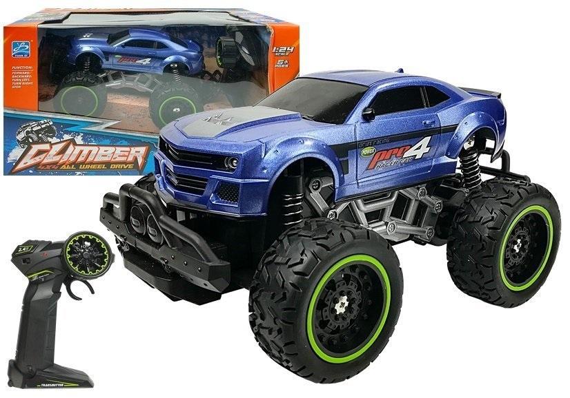 Auto zdalnie sterowane Rc 6.5 km/h niebieskie Leantoys - model lub pojazd