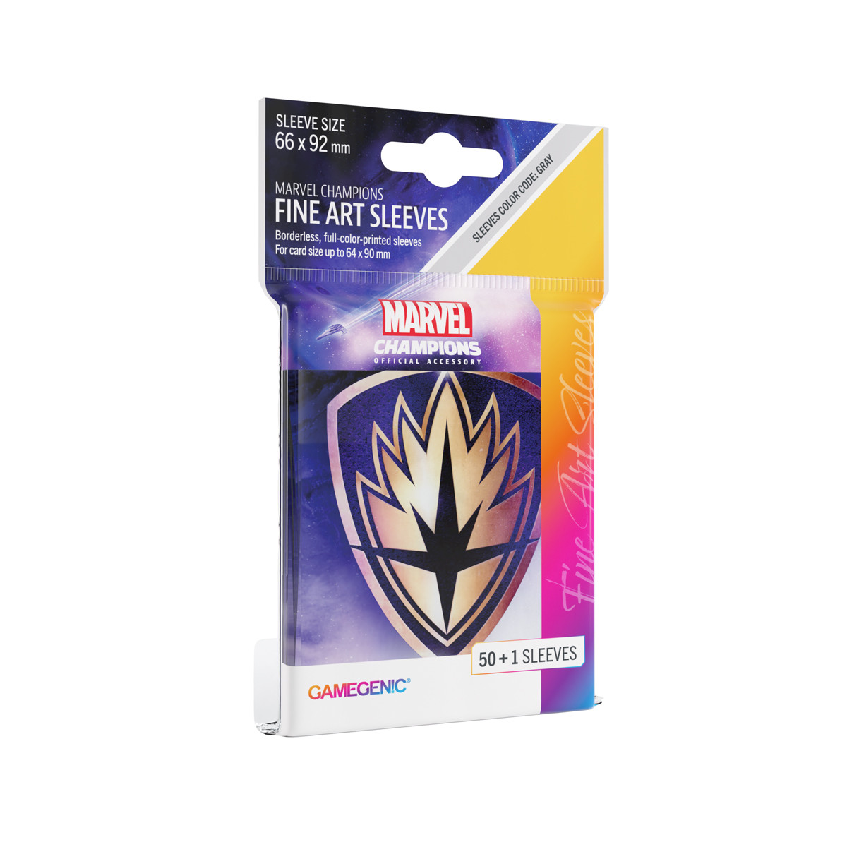 Gamegenic: Marvel Champions Fine Art Sleeves Guardians Logo - gra