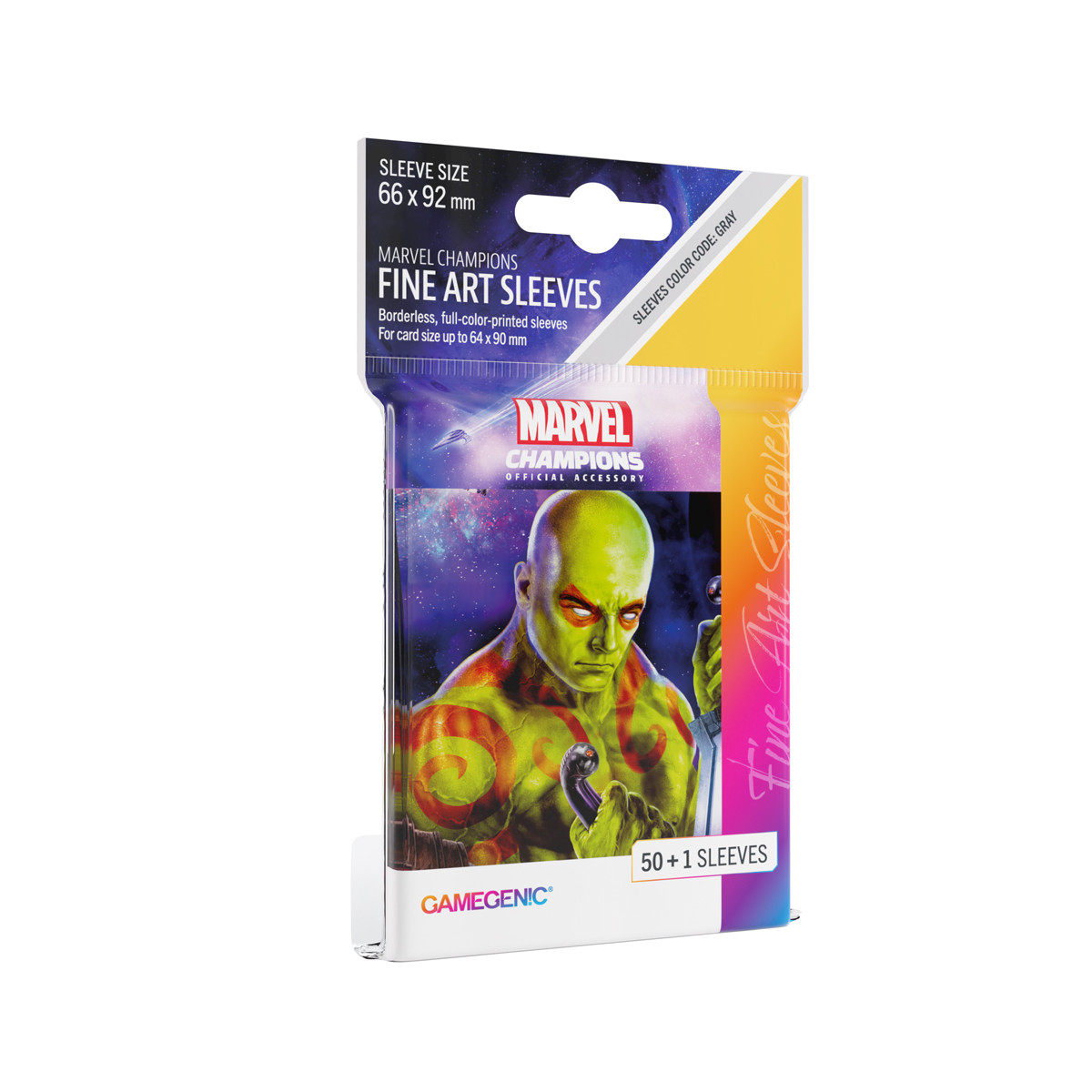 Gamegenic: Marvel Champions Fine Art Sleeves Drax - gra