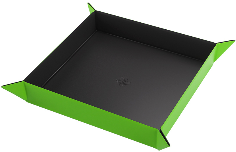 Gamegenic: Magnetic Dice Tray - Square - Black/Green - gra