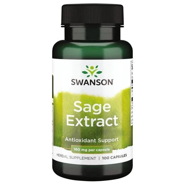 Swanson Sage Extract Suplement diety 100 kaps. - suplement