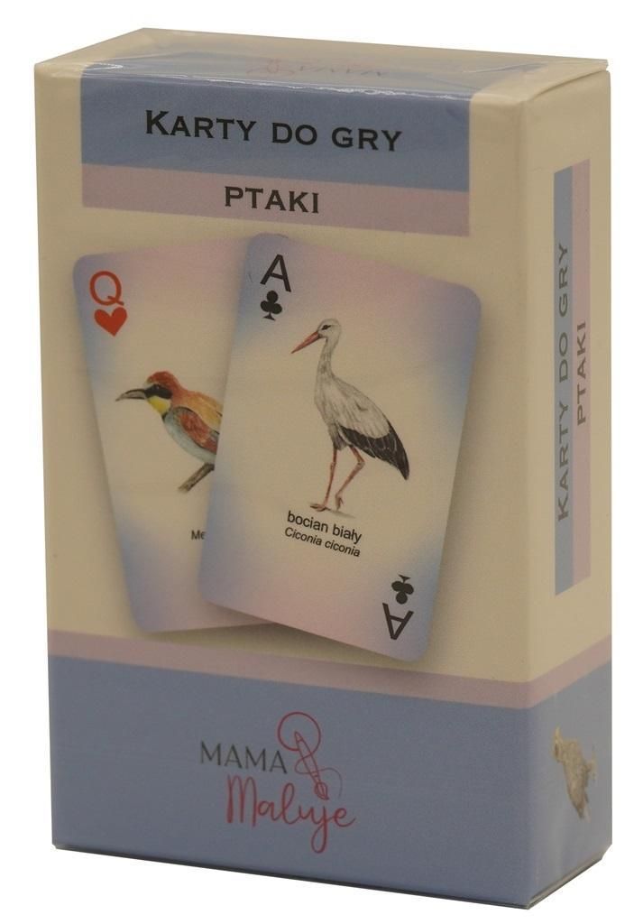 Karty do gry - ptaki Mama Maluje - gra