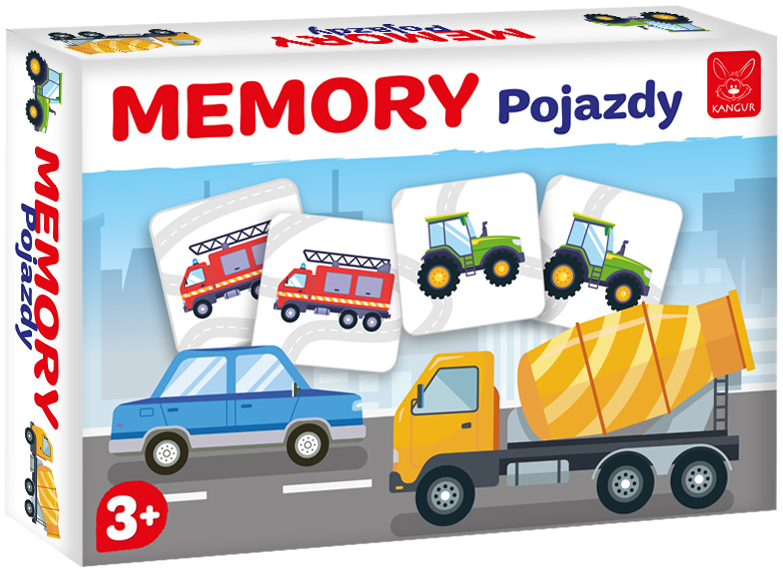 Memory Pojazdy Kangur - gra