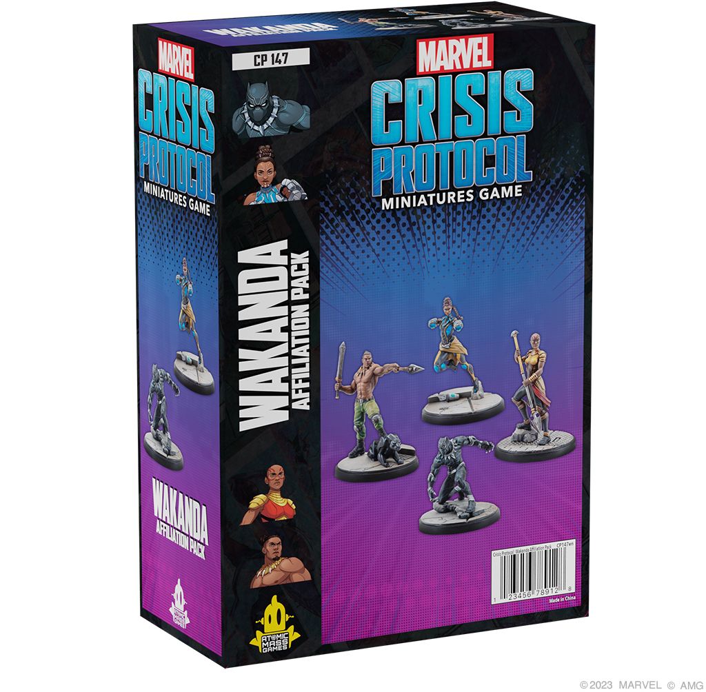 Atomic Mass Games Marvel: Crisis Protocol - Wakanda Affiliation Pack