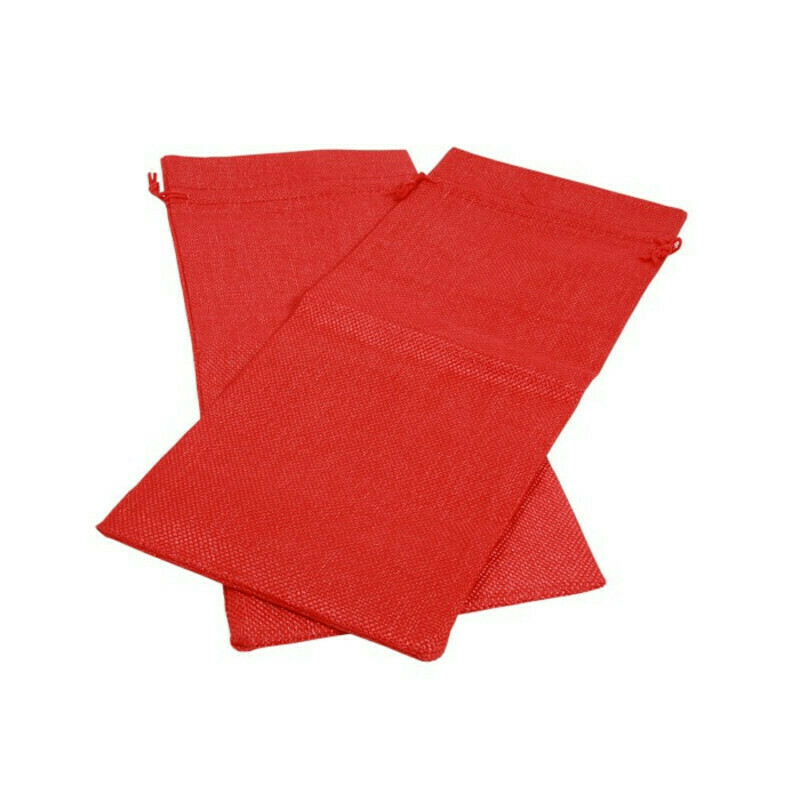 Polsirhurt Woreczki jutowe czerwone 36x15 cm 2 szt.