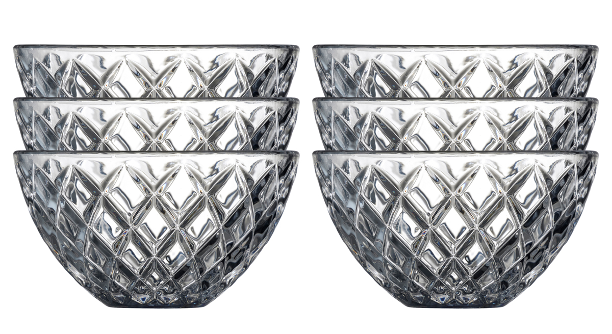 Lyngby Glas Miska Sorrento 12 cm przeźroczysta 29029 6 szt.