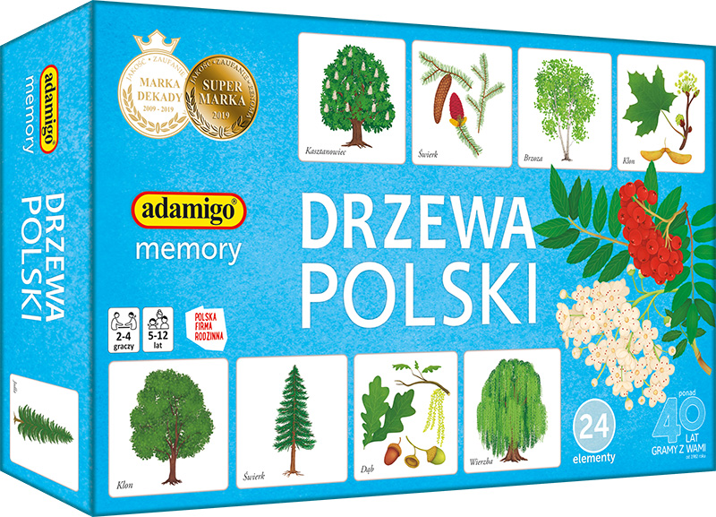 Memory Drzewa Polski Adamigo - gra