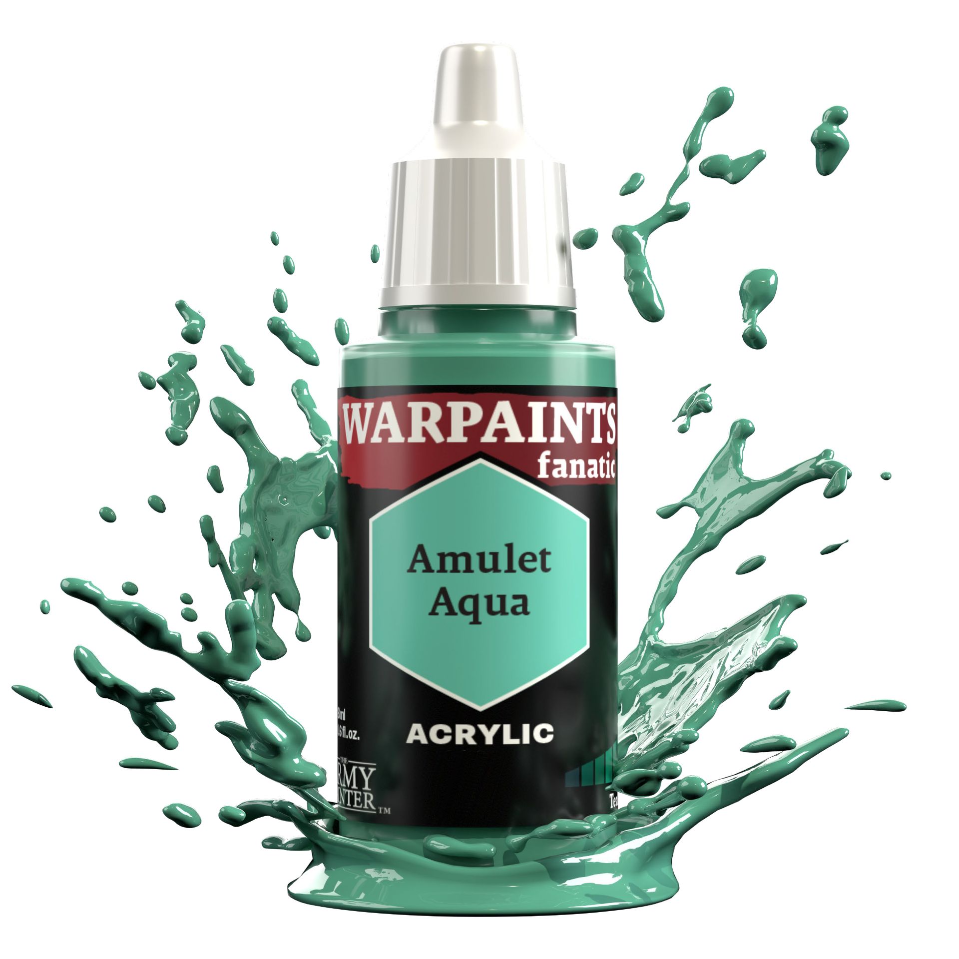The Army Painter: Warpaints - Fanatic - Amulet Aqua 18ml - amulet