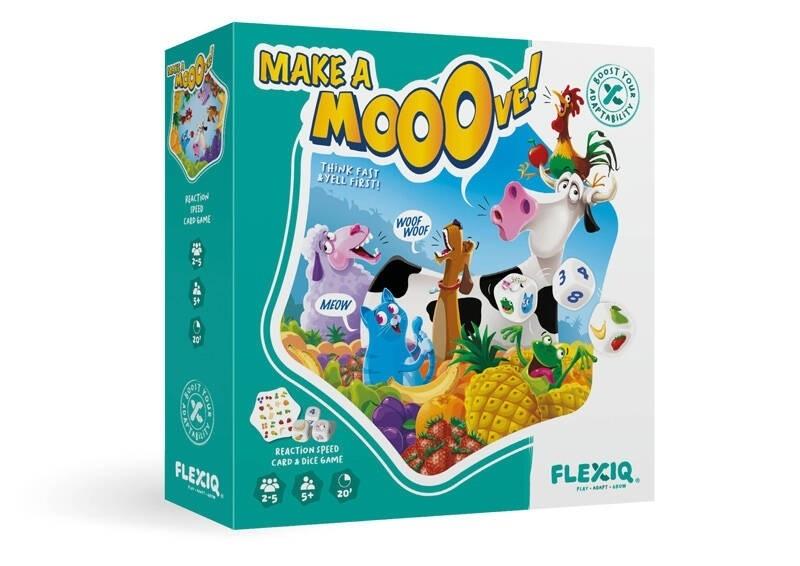 Make a Mooove! - gra w karty i kości Flexiq - gra