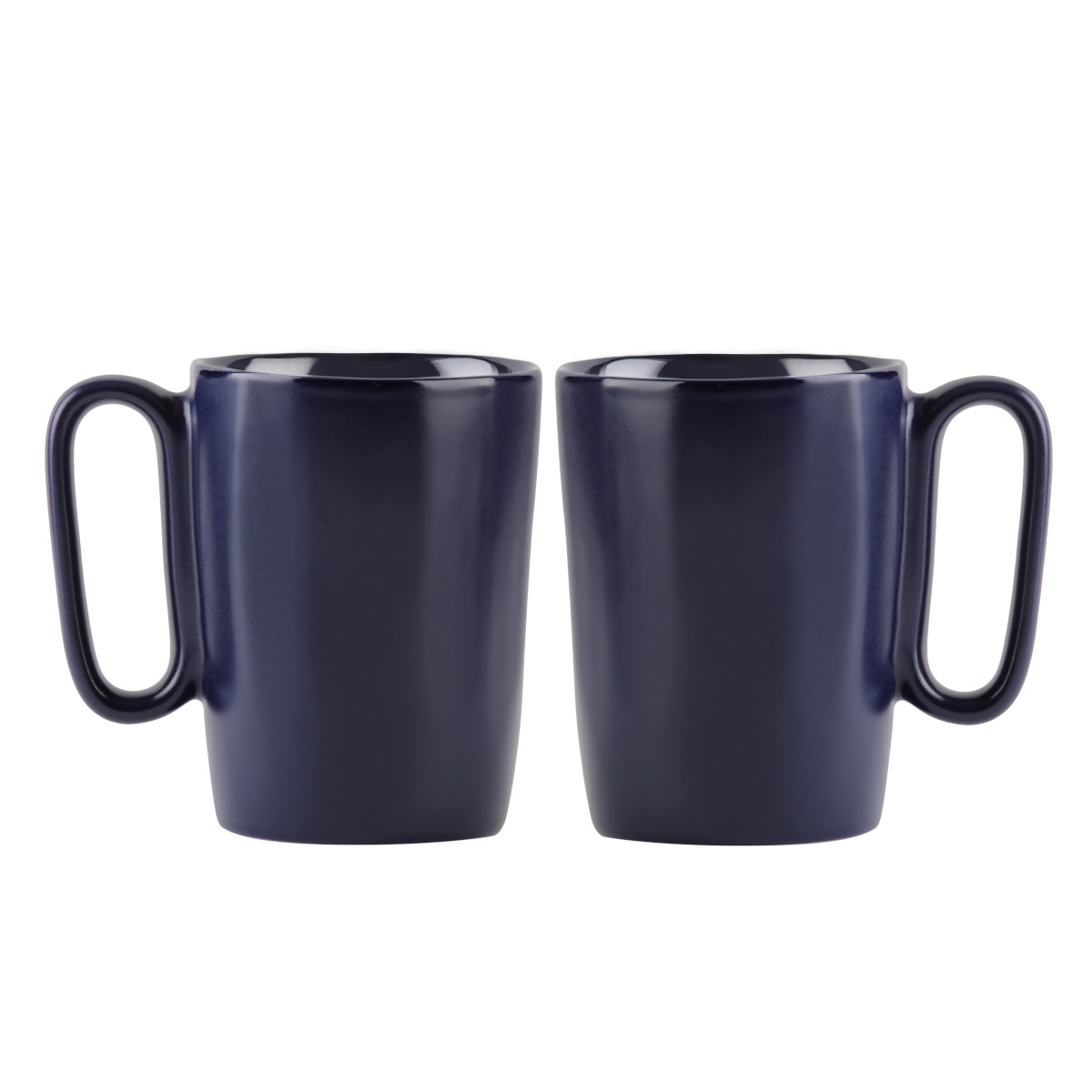 Vialli Design Kubki ceramiczne z uszkiem Fuori granatowe 30046 2 x 250 ml - kubek
