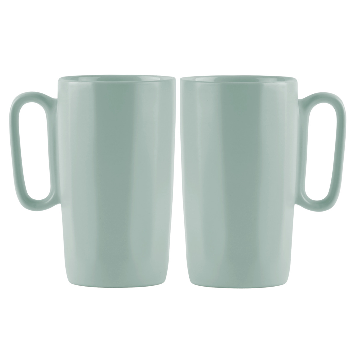 Vialli Design Kubki ceramiczne z uszkiem Fuori miętowe 30114 2 x 330 ml - kubek