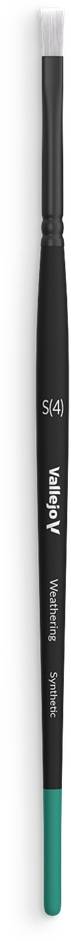 Vallejo: B09001 - Weathering - Flat Brush - Synthetic S