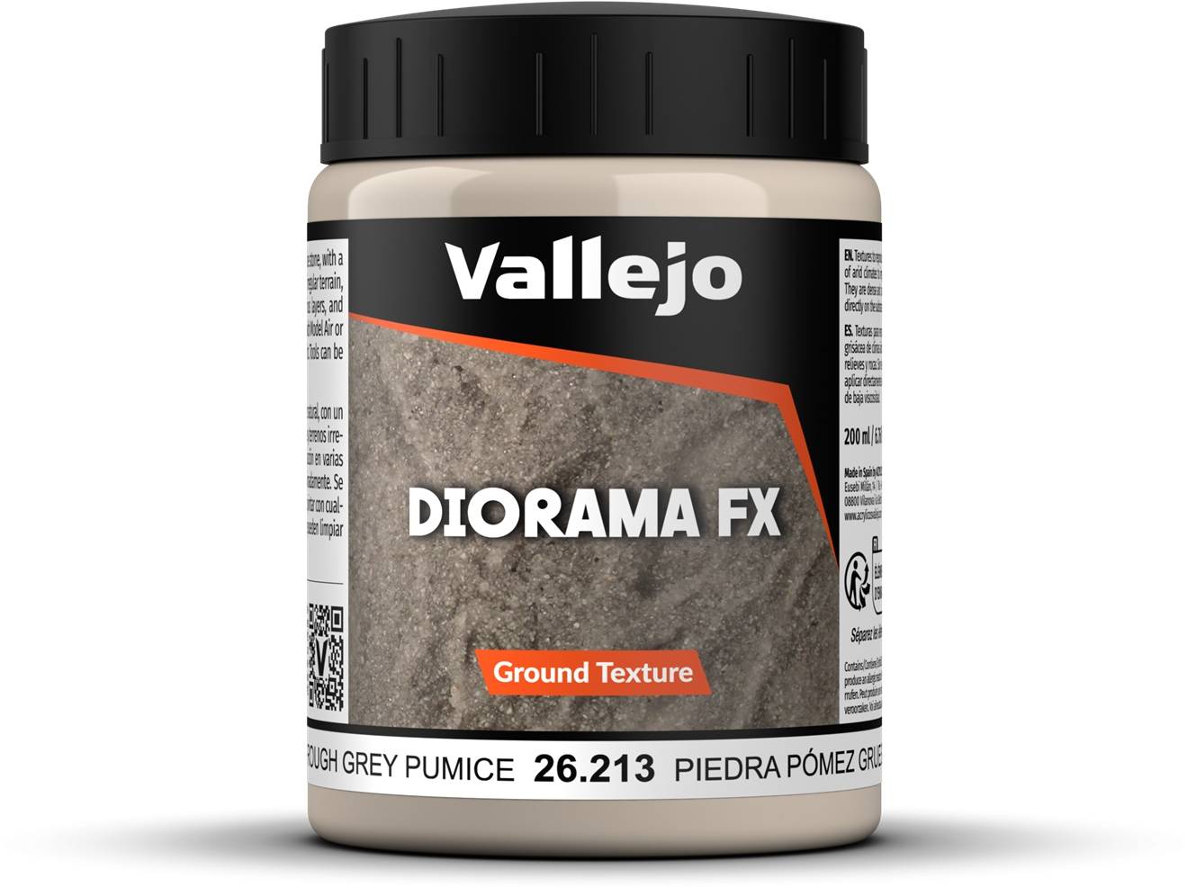 Vallejo: 26.213 - Diorama Fx - Ground Textures - Grey Pumice