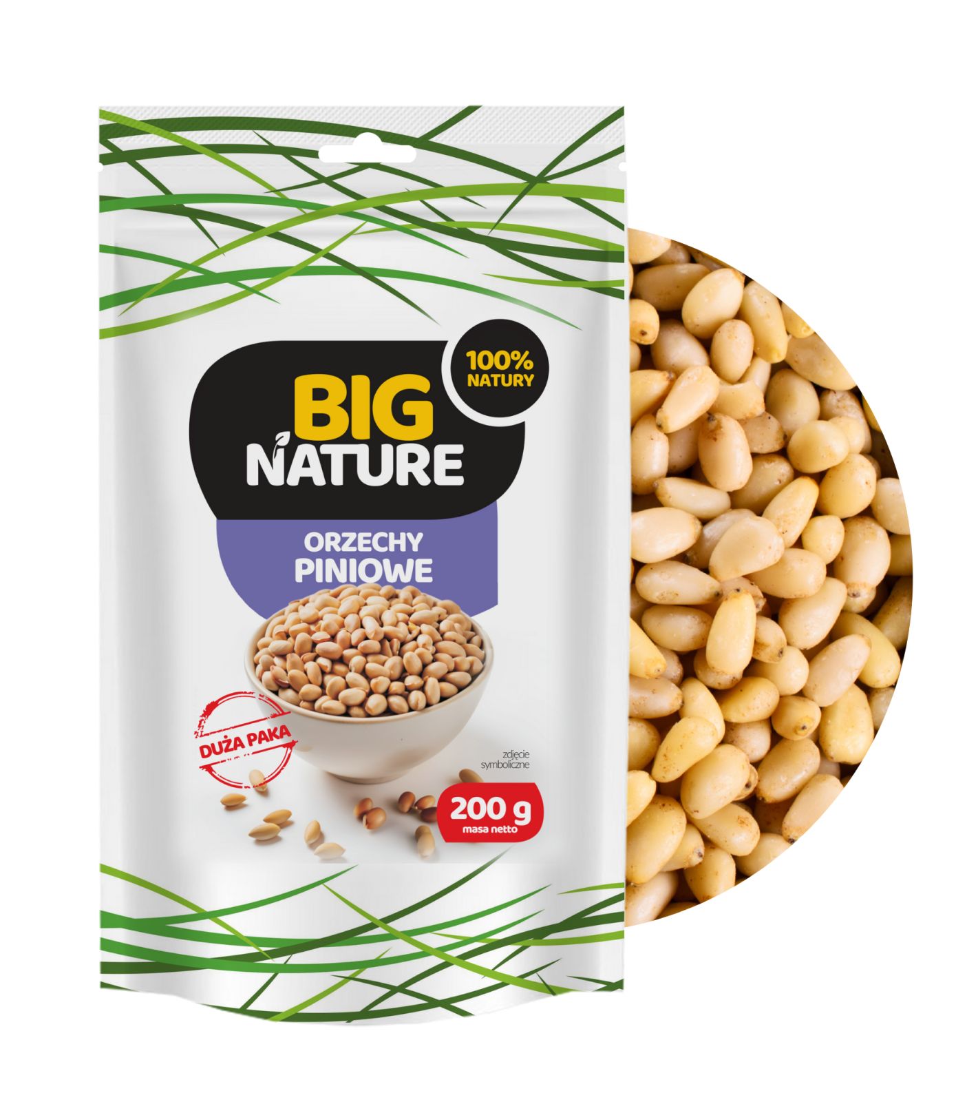 Big Nature Orzechy piniowe 200 g - żywność