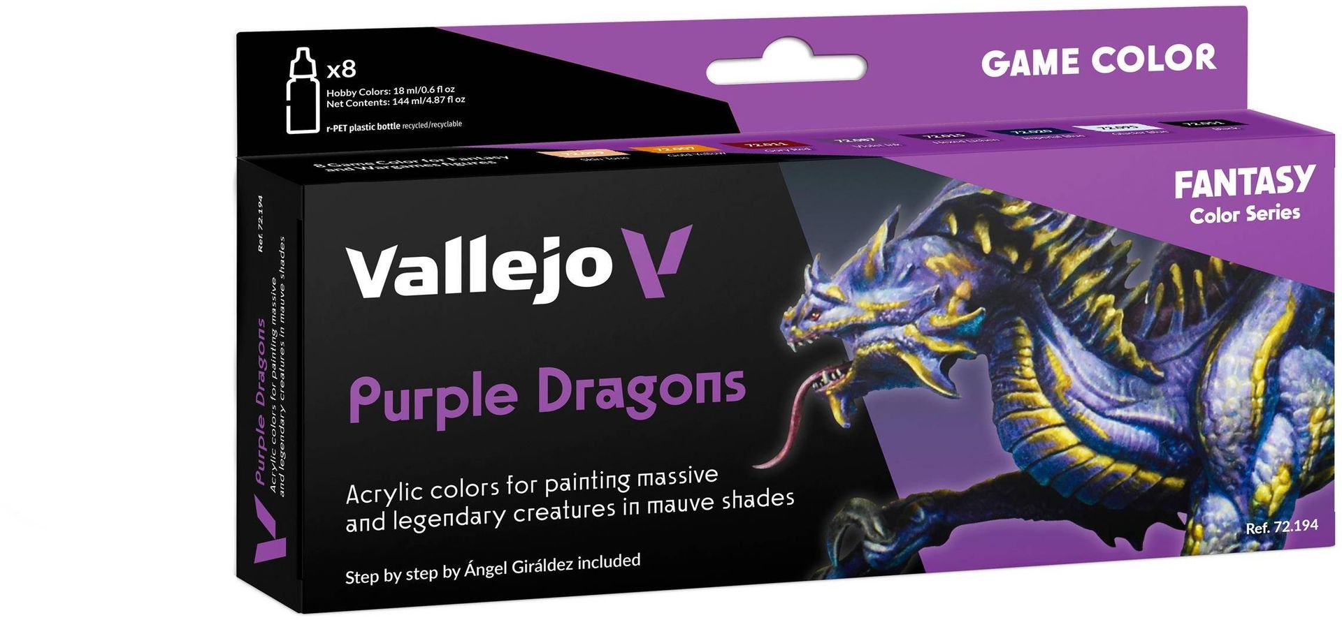 Vallejo: 72.194 - Game Color - Purple Dragons 8x18ml