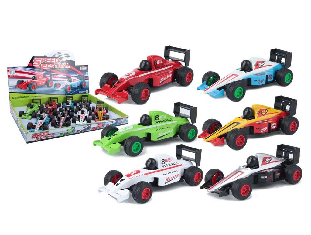 Wyścigówka metal pull back Mix Trifox - model lub pojazd